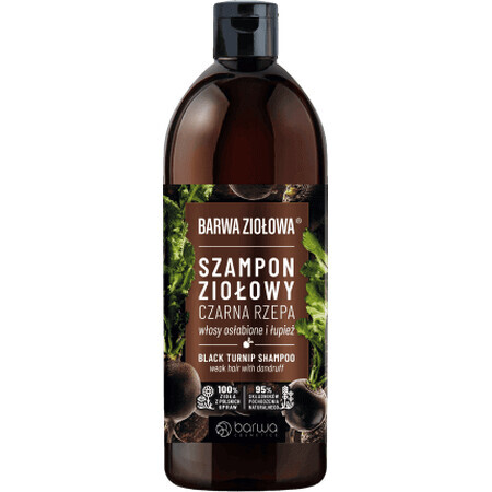 Barwa Haarshampoo mit schwarzem Rettich, 480 ml