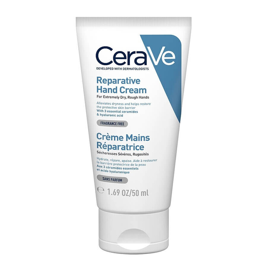 CeraVe Crema Mani Riparatrice, Mani molto secche e screpolate, 50 ml  recensioni