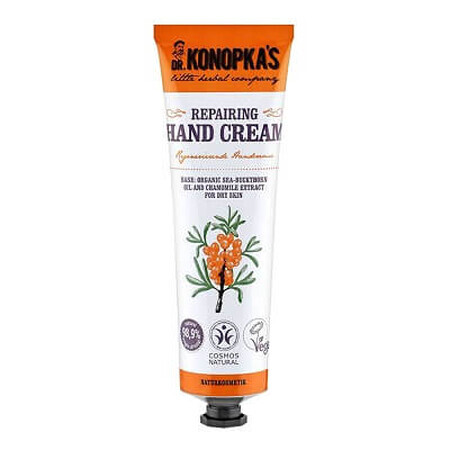 Crema de manos reparadora, 75 ml, Dr. Konopkas