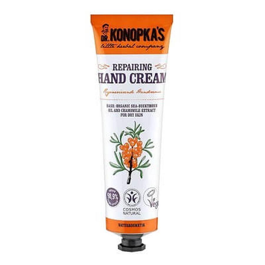 Crema de manos reparadora, 75 ml, Dr. Konopkas