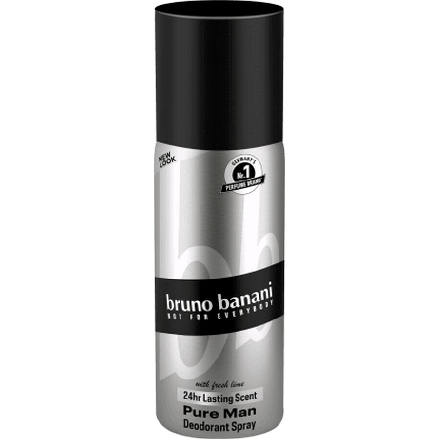 Bruno banani Deodorant spray voor mannen Pure Man, 150 ml