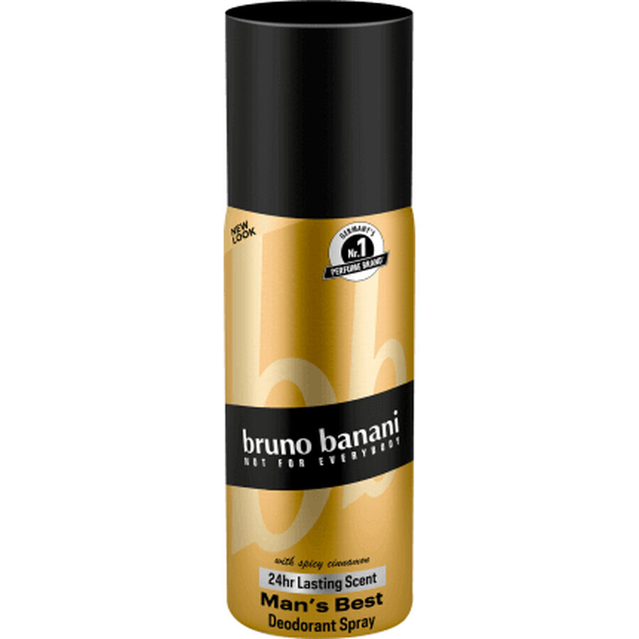 Bruno banani Desodorante spray para hombre, 150 ml