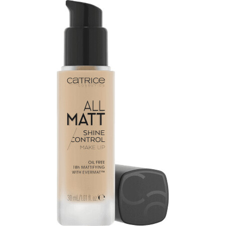 Catrice All Matt Shine Control Foundation 020N Nude Beige, 30 ml