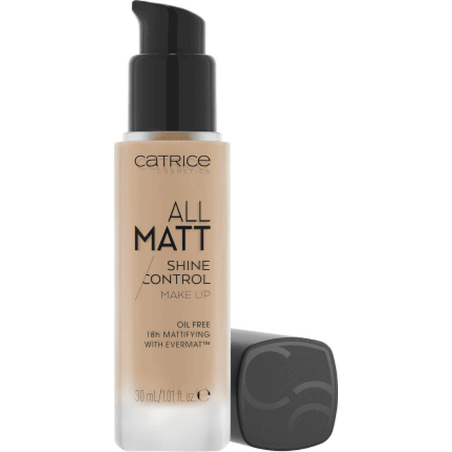 Catrice All Matt Shine Control Foundation 027N Amber Beige, 30 ml