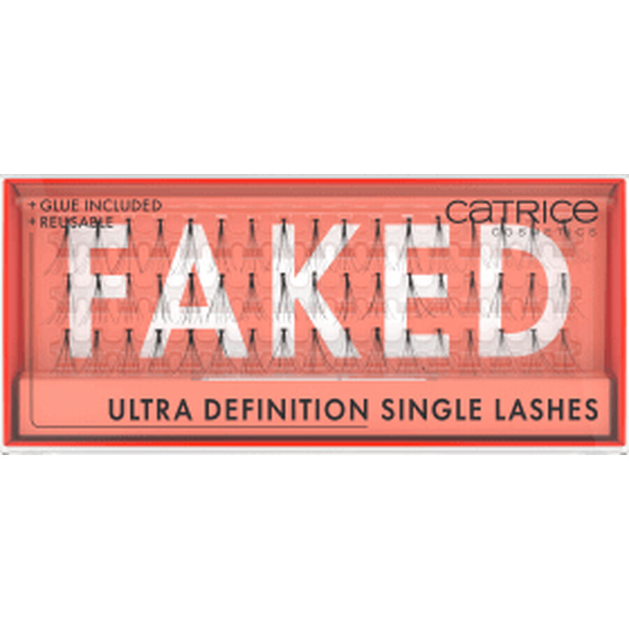 Ciglia finte singole Catrice Faked Ultra Definition, 51 pz