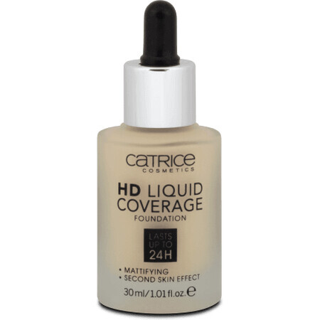 Catrice HD Liquid Coverage foundation 010 Licht Beige, 30 ml