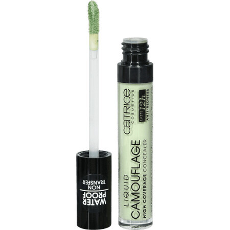 Catrice Camuflaje Líquido Corrector de Alta Cobertura 200 Anti-Rojo, 5 ml