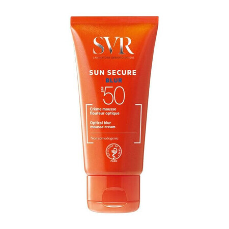 Sun Secure Blur Optical Crème Moussante SPF 50, 50 ml, SVR