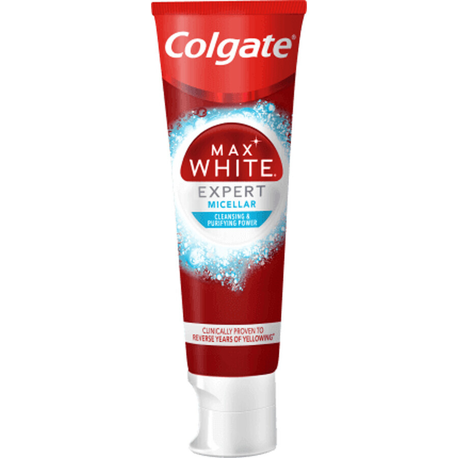 Colgate Max White Expert Pasta dentífrica micelar, 75 ml