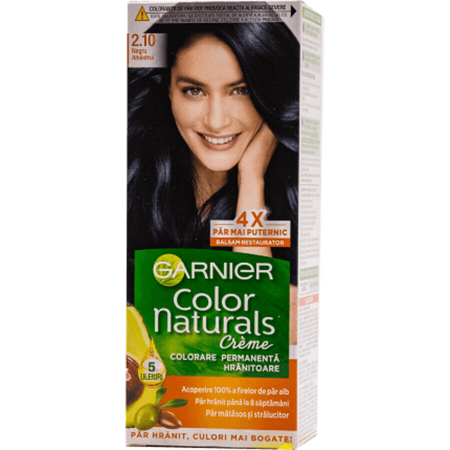 Color Naturals Tintura permanente per capelli 2.10 Nero Blu, 1 pz