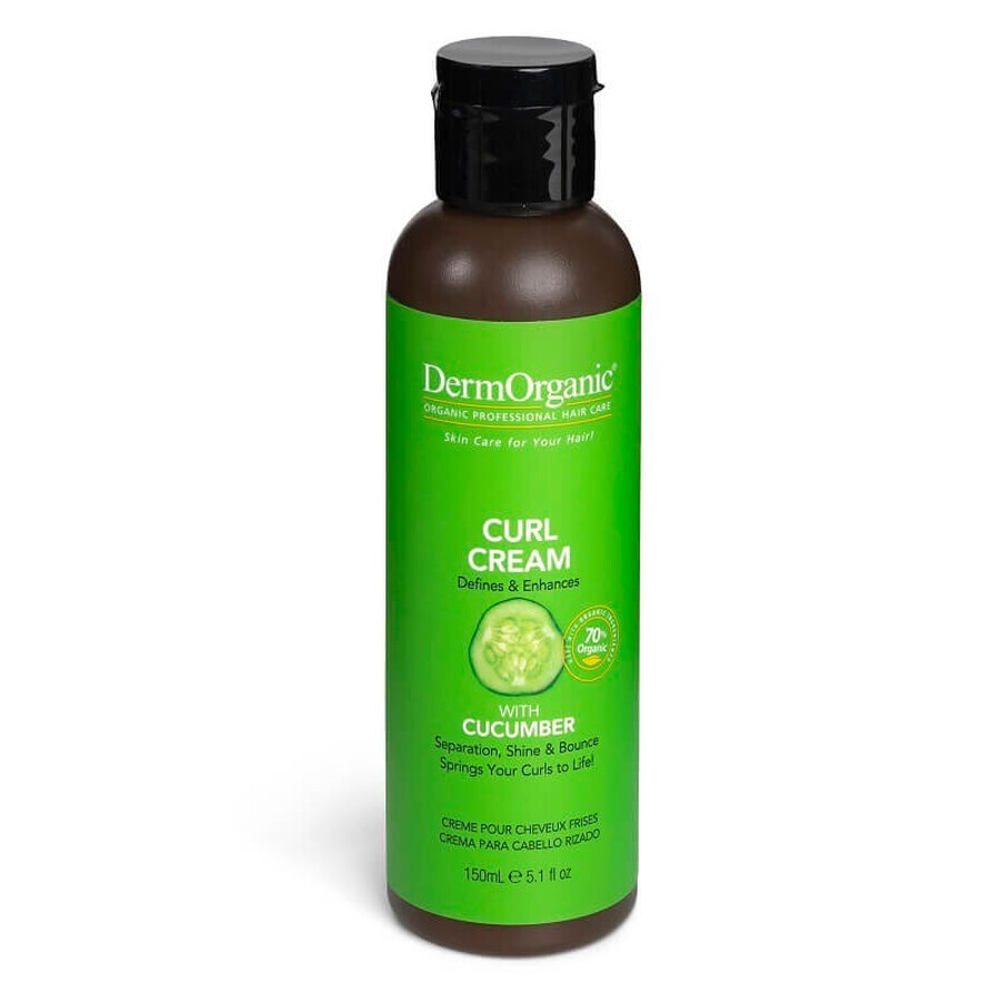 Crema texturanta pentru par cret, 150 ml, DermOrganic