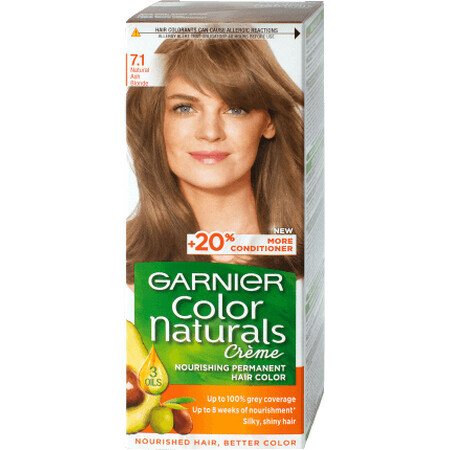 Color Naturals Teinture permanente 7.1 blond gris, 1 pc