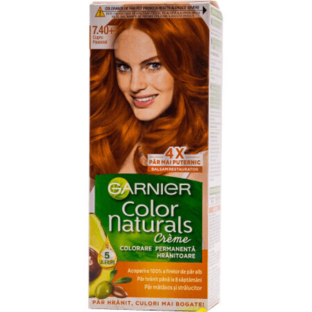 Color Naturals Vopsea de păr permanentă 7.4 cupru pasion, 1 buc