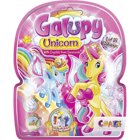 CRAZE Statuetta unicorno Galupy, 1 pz