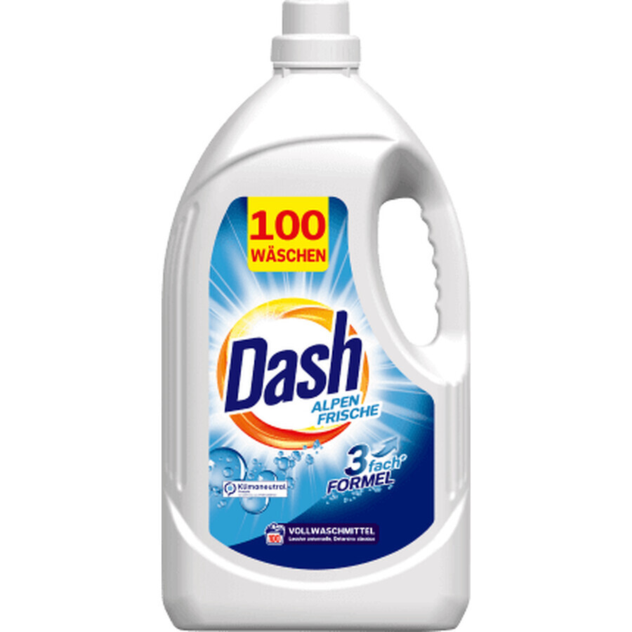 Dash Detergente para ropa Alpen Frische, 5 l