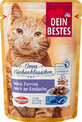 Dein Bestes Comida h&#250;meda para gatos con pescado, 100 g