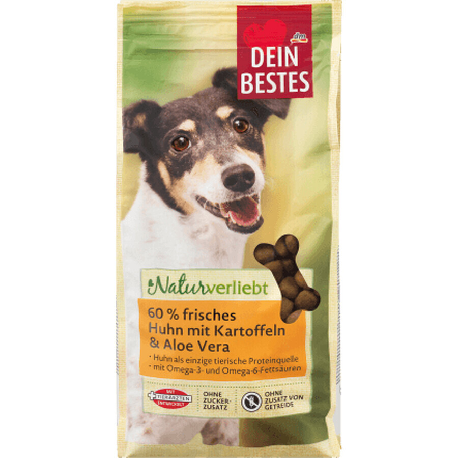 Dein Bestes natur hrană uscată pentru câini- carne de pui&aloe, 1 Kg