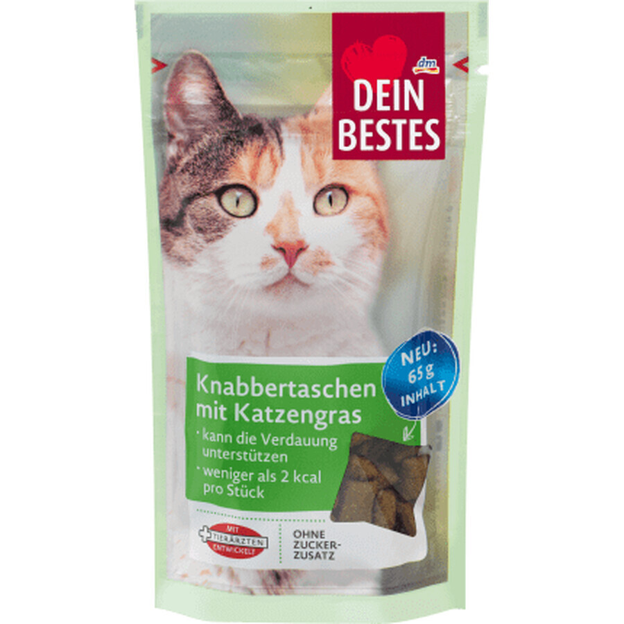 Dein Bestes snack con erba per gatti, 50 g