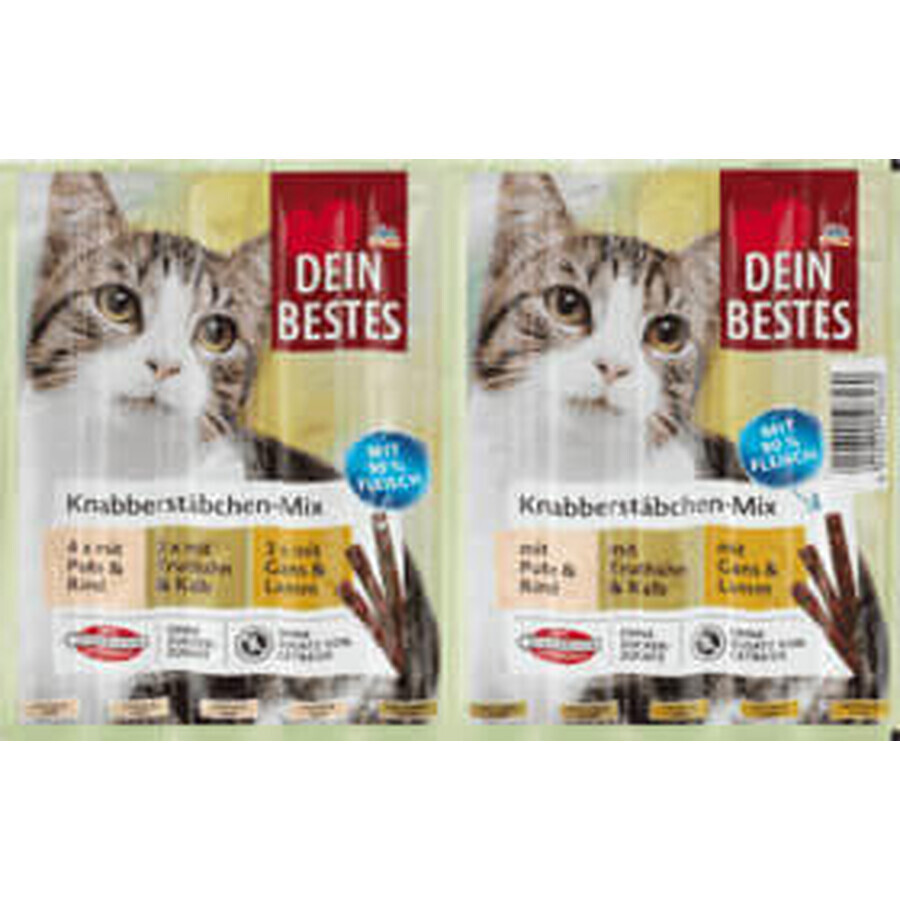 Dein Bestes snaks mix para gatos, 10 unidades