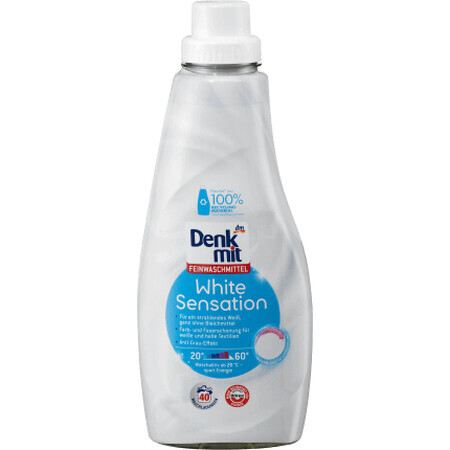 Denkmit Detergente para Ropa Blanca Delicada 40 lavados, 40 lavados