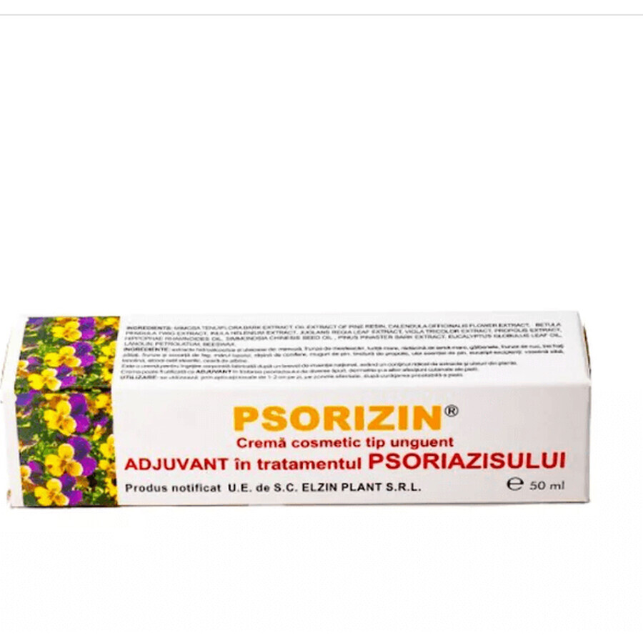 Psorizine zalfcrème, 50 ml, Elzin Plant