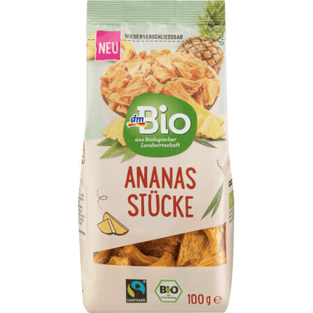 DmBio piña en trozos ECO, 100 g