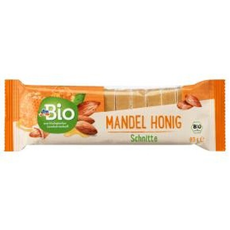 DmBio Mandelriegel mit Honig, 60 g