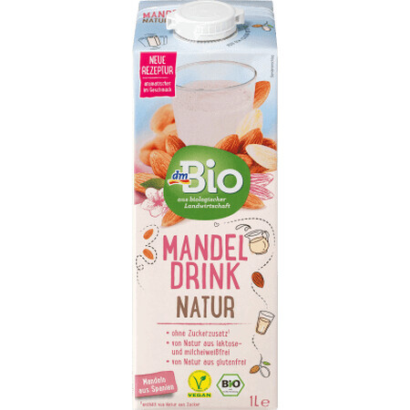 DmBio Băutură de migdale natur ECO, 1 l