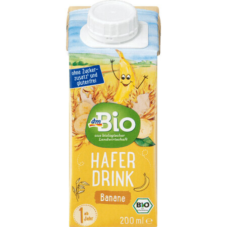 DmBio Haferdrink mit Bananen 1 Jahr+, 200 ml