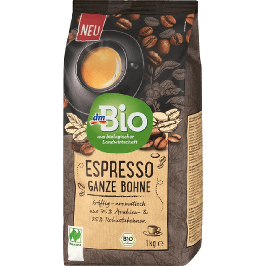 DmBio Coffee beans ECO, 1000 Kg