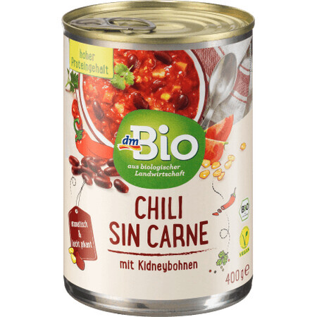 DmBio Chilli fără carne ECO, 400 g