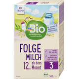 DmBio Leche de continuación en polvo nº 3 ECO a partir de 12 meses, 500 g