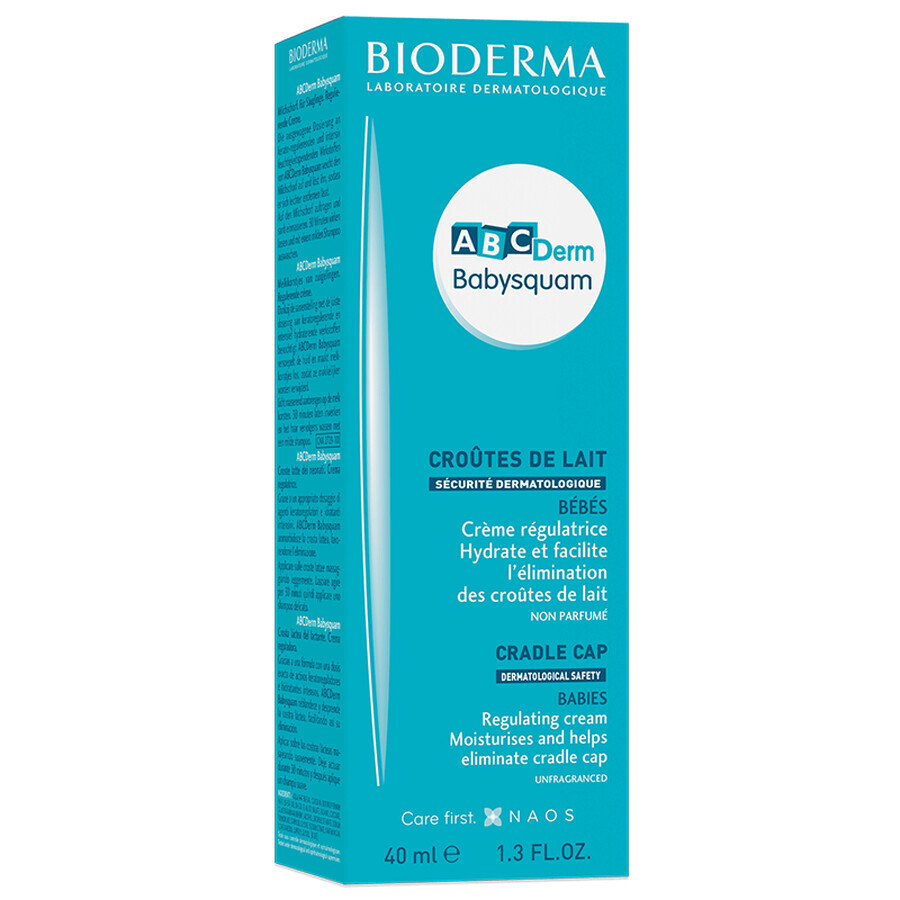 Bioderma ABCDerm Babysquam Behandelingscrème voor Roos, 40 ml