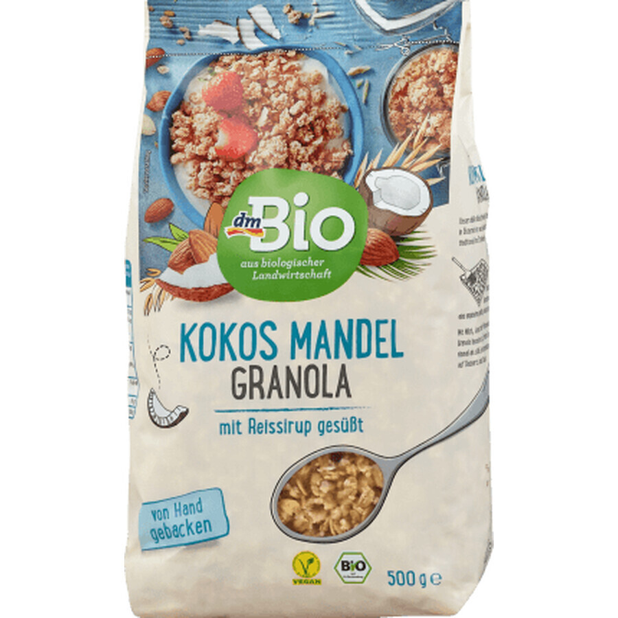 DmBio Musli con coco y almendras, 500 g