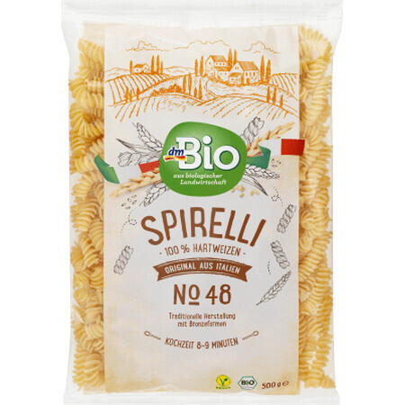 Pasta de trigo duro DmBio ECO, 500 g