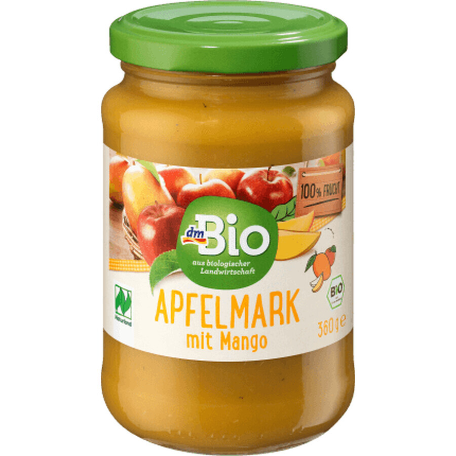 DmBio Piure de mere și mango, 360 g