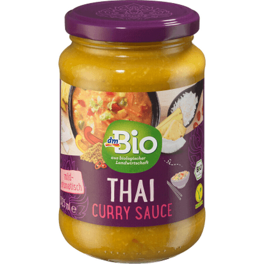 Salsa de curry tailandesa DmBio, 325 ml