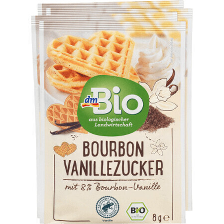 Zucchero vanigliato DmBio Bourbon, 32 g