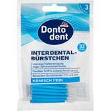 Dontodent cepillos interdentales cónicos finos, 32 uds.