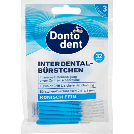 Dontodent feinkonische Interdentalbürsten, 32 Stk