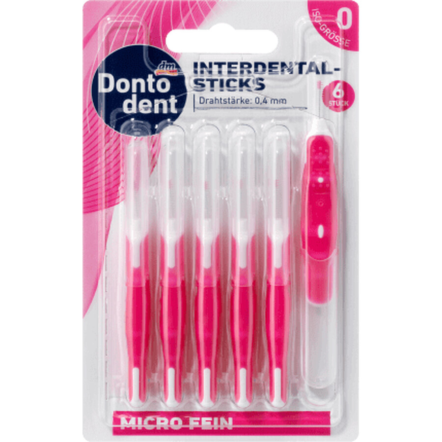 Dontodent Cepillos interdentales, 6 piezas