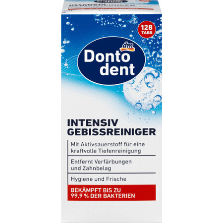 Dontodent Prothesenreinigungstabletten, 128 Stück