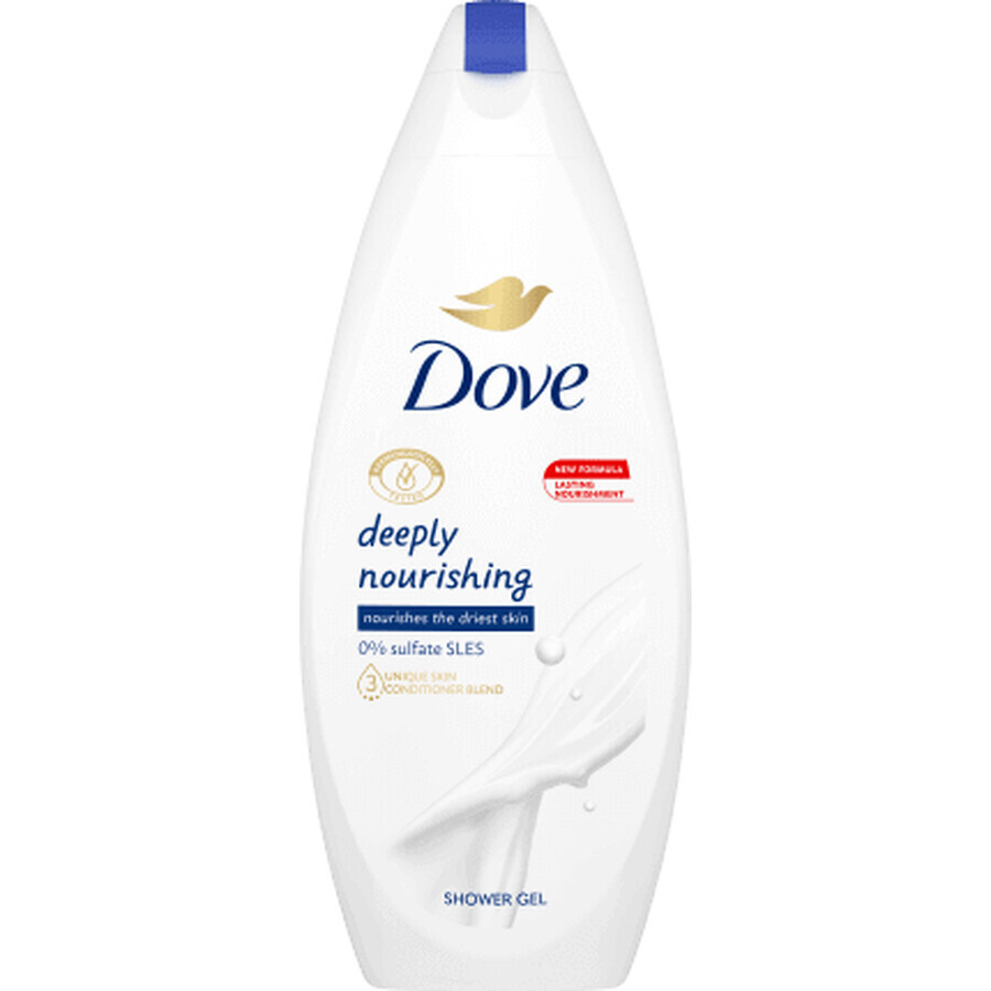 Gel de ducha Dove Nutrición Profunda, 250 ml