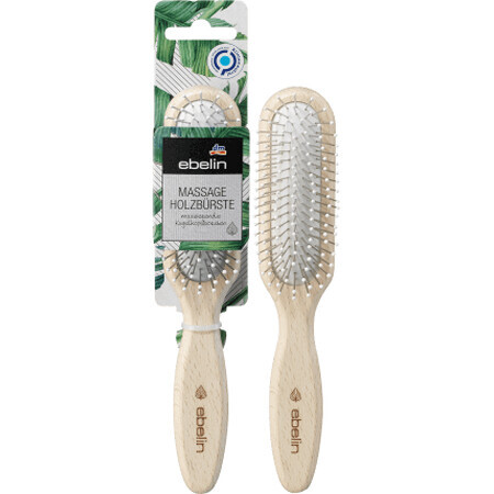 Ebelin Brosse à cheveux en bois, 1 pièce