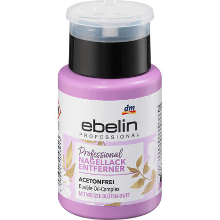 Ebelin Proffesional dissolvant de vernis à ongles sans acétone, 125 ml