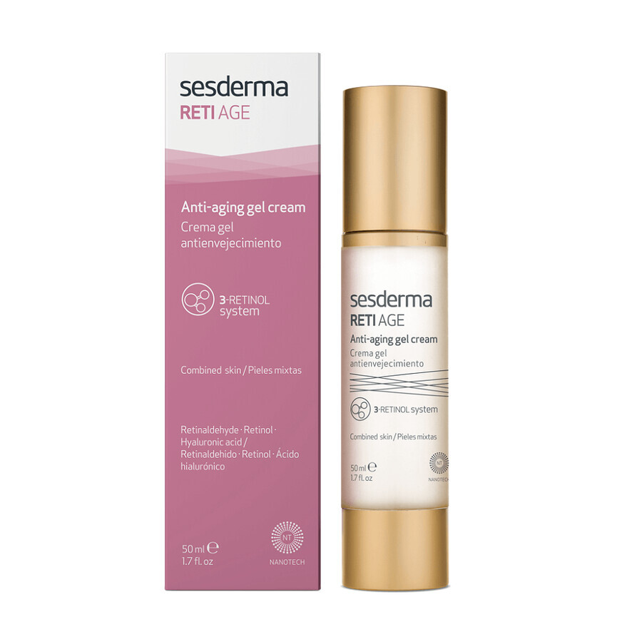 Sesderma Reti Age Crema-gel cu efect anti-imbatranire pentru ten mixt , 50 ml