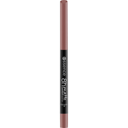 Essence Cosmetics 8h Matte Comfort lip pencil 02 Silky Hazelnut, 0.3 g