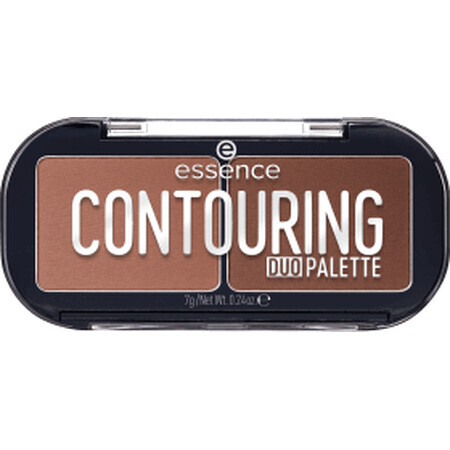 Essence Cosmetics Contouring Duo Palette Contouring Palette 20 Dunklere Haut, 7 g