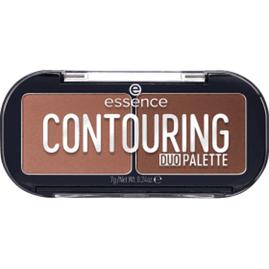 Essence Cosmetics Contouring Duo Palette tavolozza modellante 20 Darker Skin, 7 g