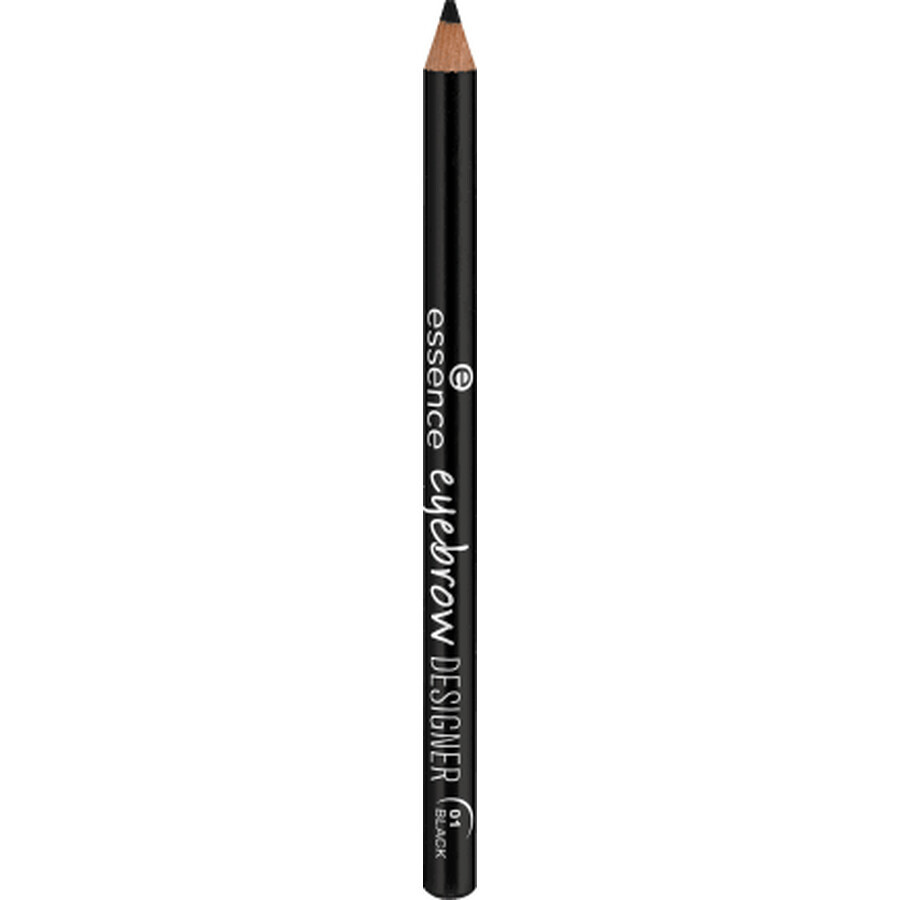 Essence Cosmetics Eyebrow designer creion de sprâncene 01 Black, 1 g